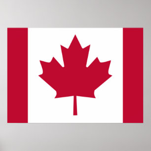 Póster Bandera de Canadá