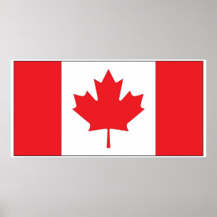Póster Bandera de Canadá