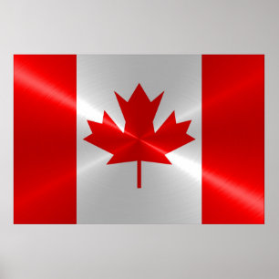 Póster Bandera de Canadá
