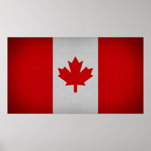 Póster Bandera de Canadá