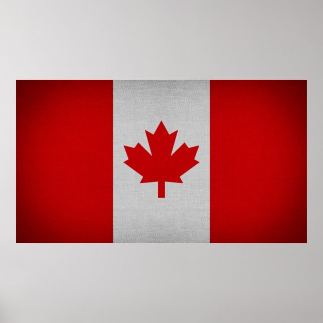 Póster Bandera de Canadá (Frente)