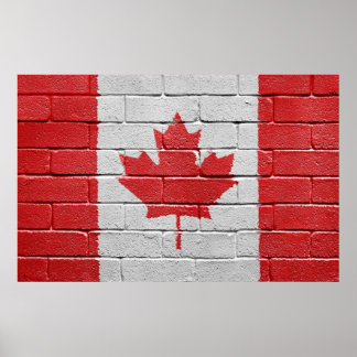 Póster Bandera de Canadá