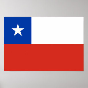 Póster Bandera de Chile