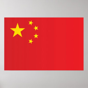 Póster Bandera de China