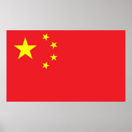 Póster Bandera de China