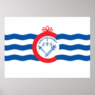 Póster Bandera de Cincinnati