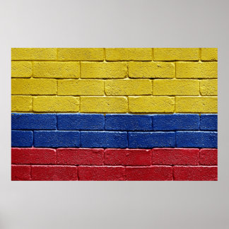 Póster Bandera de Colombia