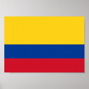 Póster Bandera de Colombia