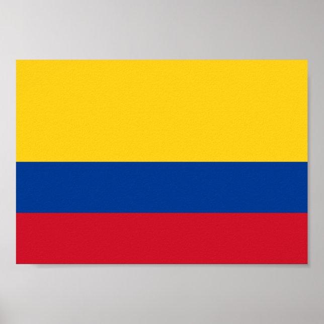 Póster Bandera de Colombia (Frente)