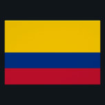 Póster Bandera de Colombia<br><div class="desc">Bandera patriótica de Colombia.</div>