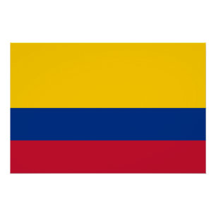 Póster Bandera de Colombia