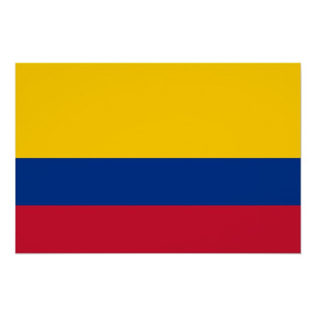Póster Bandera de Colombia (Anverso)