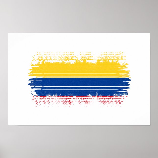 Póster Bandera de Colombia (Frente)