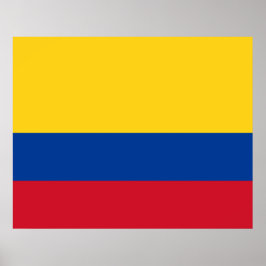 Póster Bandera de Colombia