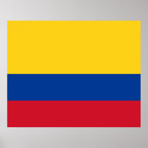 Póster Bandera de Colombia