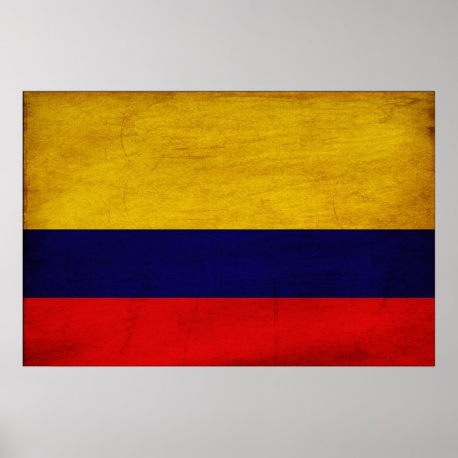 Póster Bandera de Colombia