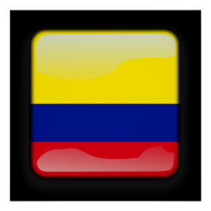 Póster Bandera de Colombia