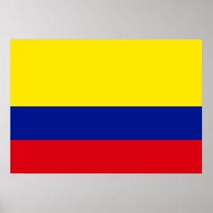 Póster Bandera de Colombia