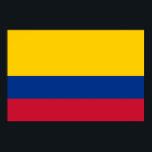 Póster Bandera de Colombia<br><div class="desc">Bandera patriótica de Colombia.</div>