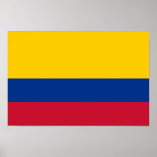 Póster Bandera de Colombia