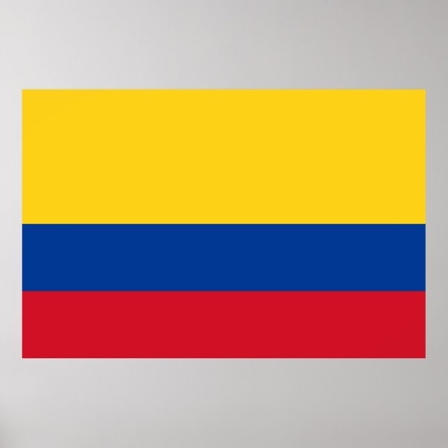 Póster Bandera de Colombia - Bandera De Colombia (Frente)