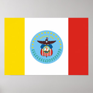 Póster Bandera de Colón, Ohio