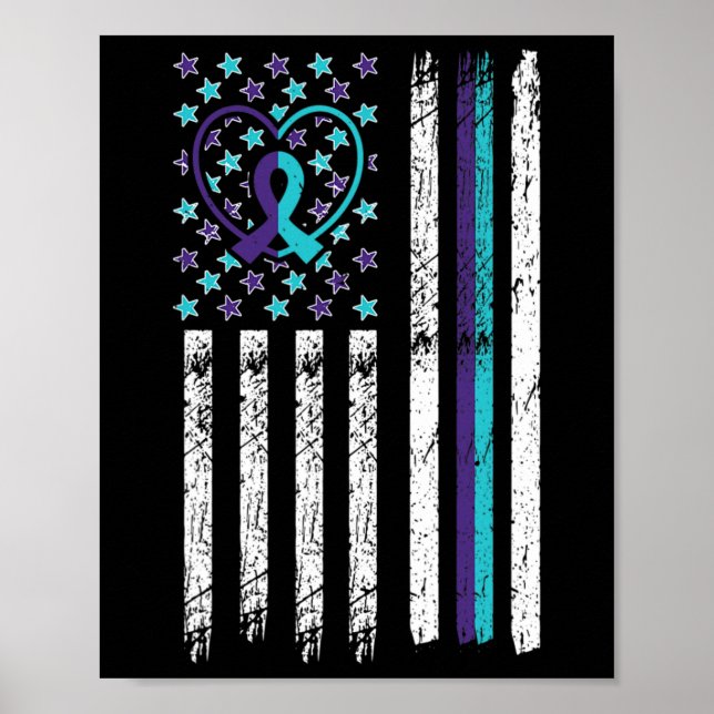 Póster Bandera de Conciencia Ansiedad Terapia de Salud Me (Frente)