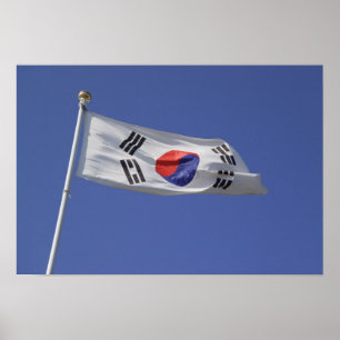 Póster Bandera de Corea del Sur