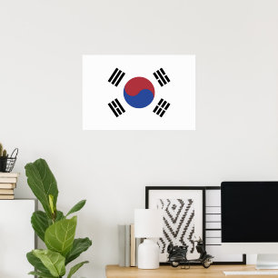 Póster Bandera de Corea del Sur
