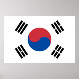 Póster Bandera de Corea del Sur (ROK)