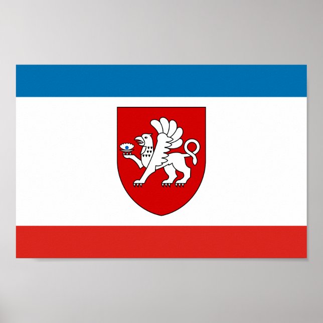 Póster Bandera de Crimea (Frente)