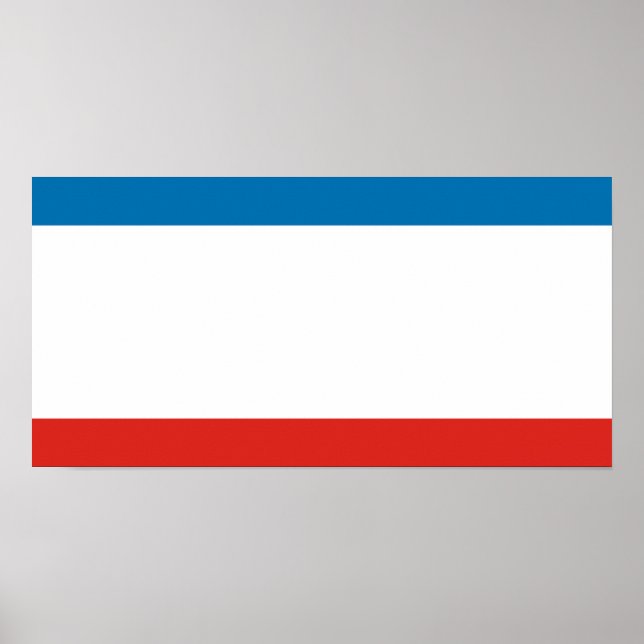 Póster Bandera de Crimea (Frente)