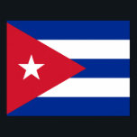 Póster Bandera de Cuba Poster<br><div class="desc">Bandera de Cuba Poster</div>