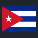 Póster Bandera de Cuba Poster<br><div class="desc">Bandera de Cuba Poster</div>