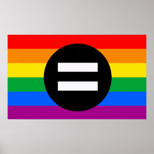 Póster Bandera de Derechos Gay