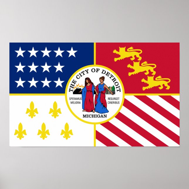 Póster Bandera de desvío (Frente)