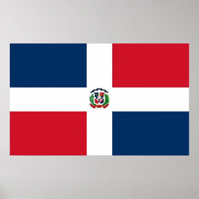 Póster Bandera de Dominica Poster (Frente)