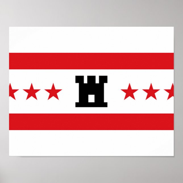 Póster Bandera de Drenthe (Frente)