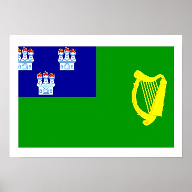 Póster Bandera de Dublín (Frente)