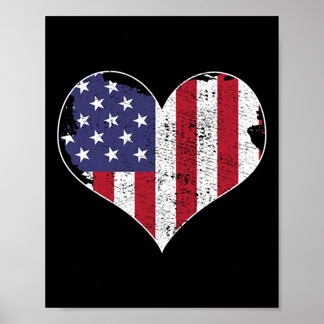 Póster Bandera De Ee.Uu. (Frente)
