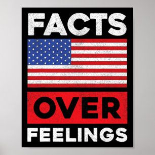 Póster Bandera de EE. UU. Estados Unidos Hechos sobre Sen