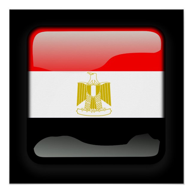 Póster Bandera de Egipto (Anverso)