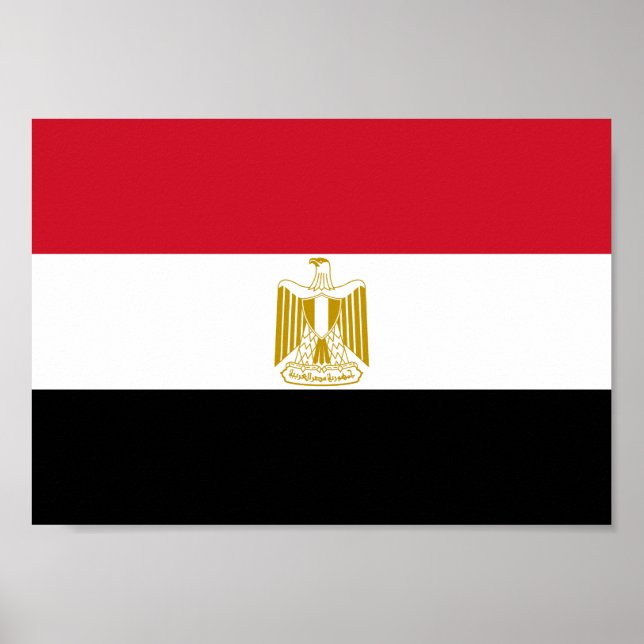 Póster Bandera de Egipto (Frente)