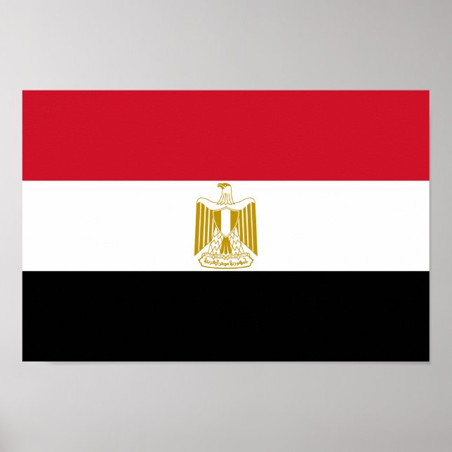 Póster Bandera de Egipto (Frente)