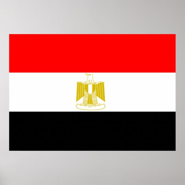 Póster Bandera de Egipto (Frente)