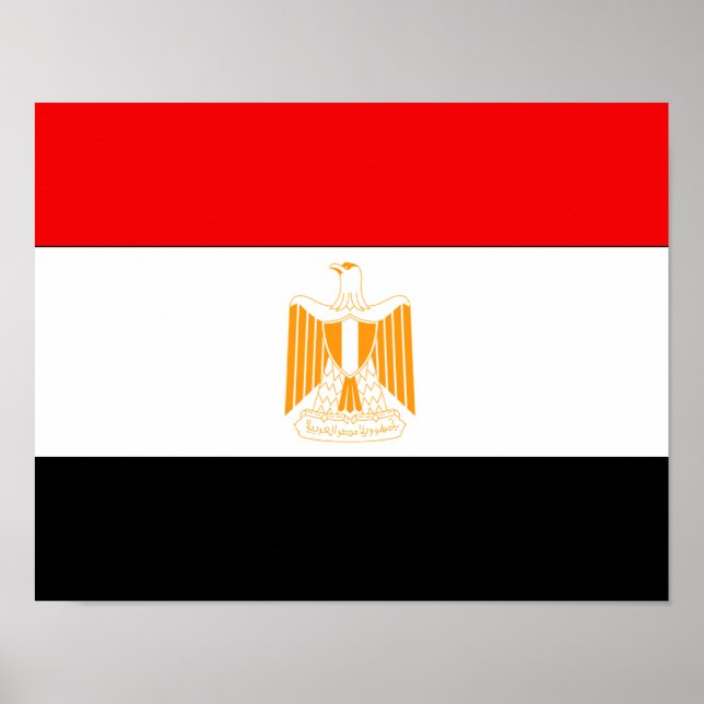 Póster Bandera de Egipto (Frente)