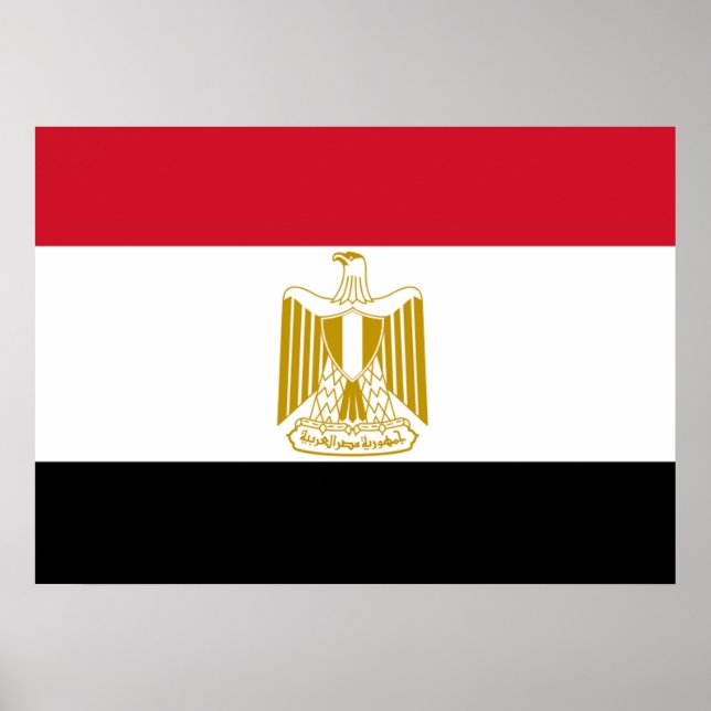 Póster Bandera de Egipto (Frente)