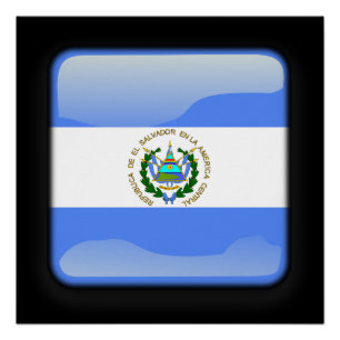Póster Bandera de El Salvador