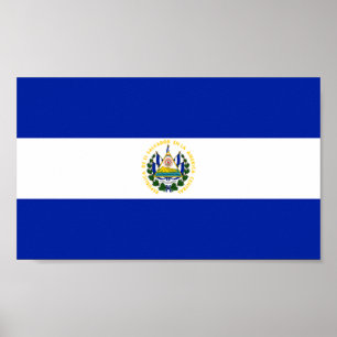 Póster Bandera de El Salvador