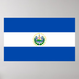 Póster Bandera de El Salvador